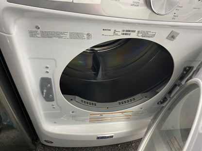 ITEM #GD39B Maytag  gas dryer front load Stainless steel drum large capacity 27”