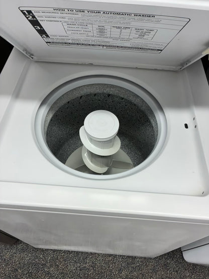 Kenmore  laundry center  washer and dryer set electric stackable 24”