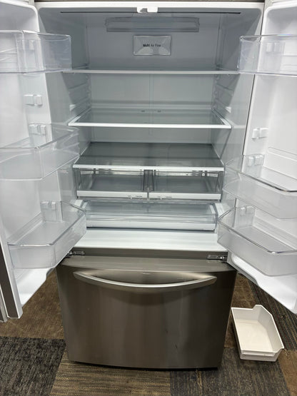 LG French door refrigerator stainless steel 33 in