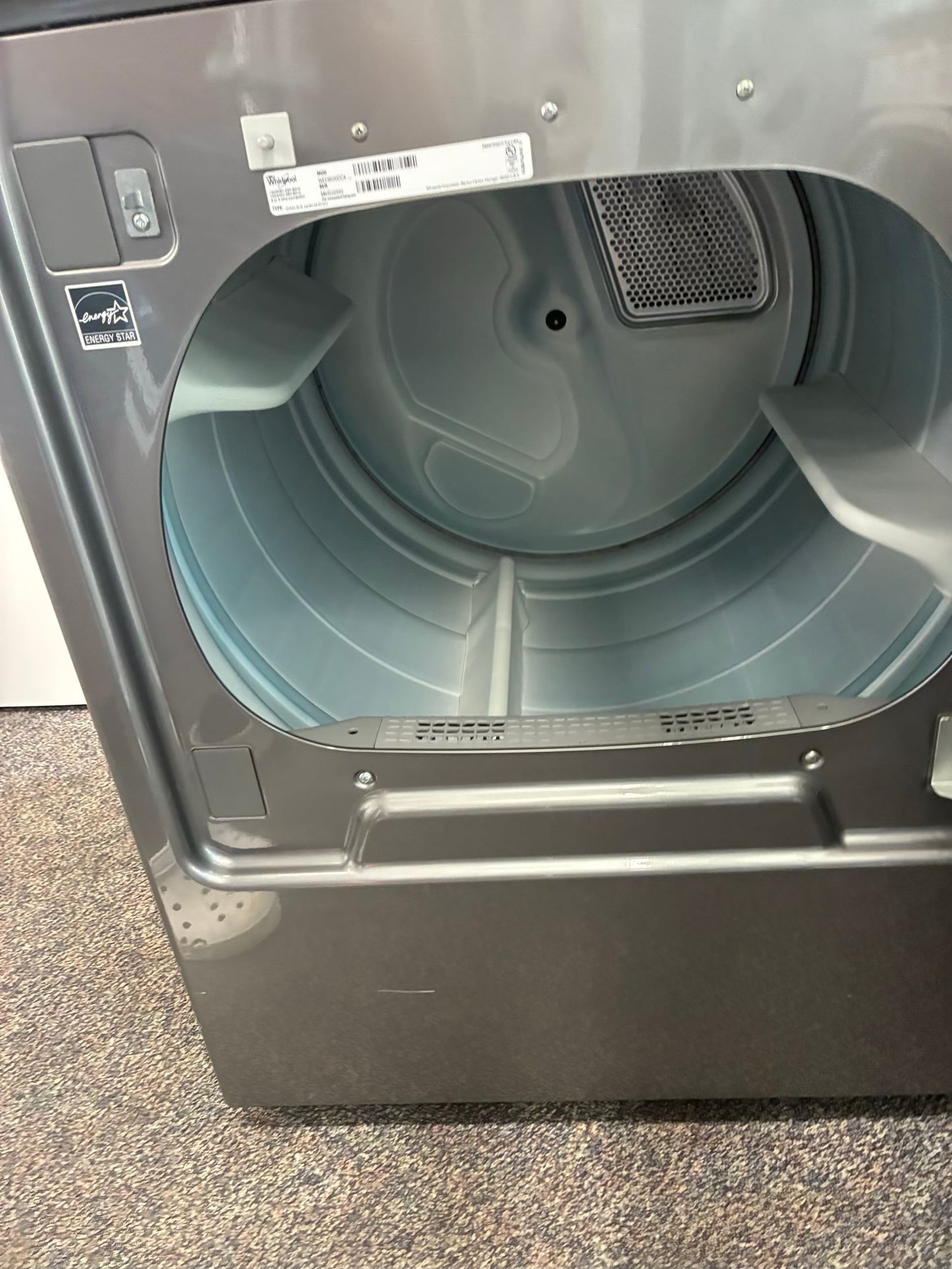Whirlpool electric dryer 29” large capacity slate