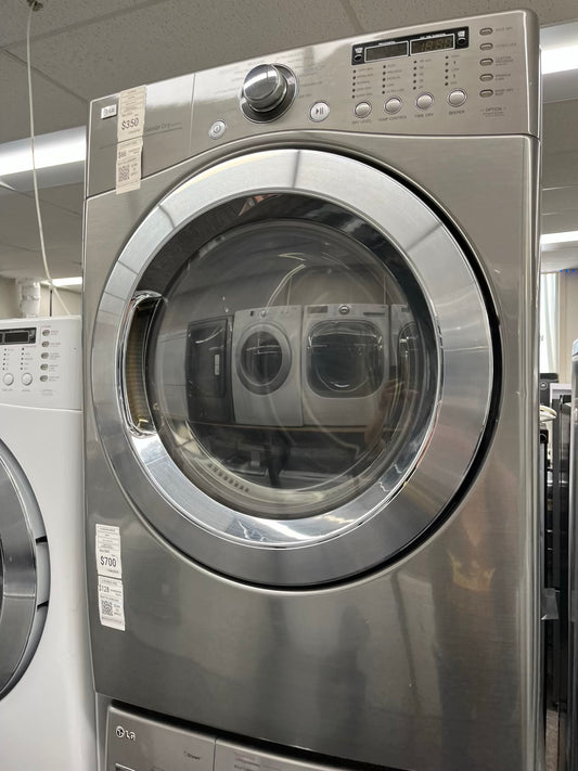 ^ ITEM #ED74F LG front load electric dryer 220v large capacity stackable 27”