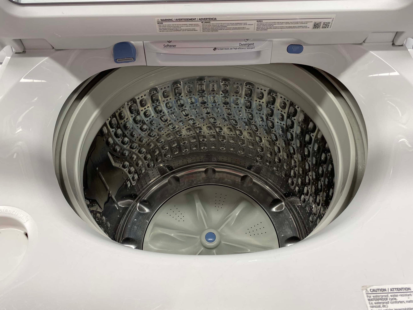 ITEM #W96S Samsung top load washer  large capacity side x side 29”
