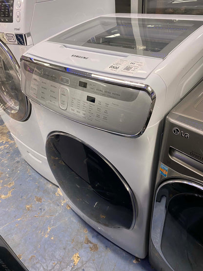 - ITEM:W73A Samsung  6 cu. ft. Smart High-Efficiency Front Load double Washer with Super Speed color white