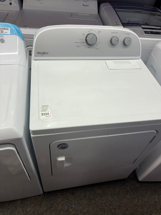 Whirlpool electric dryer 29” large capacity white