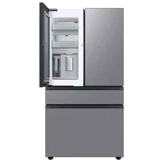 ★ Samsung Open Box  Bespoke 23 cu. ft. 4-Door French Door Smart Refrigerator with Beverage Center in Stainless Steel,  RF6194