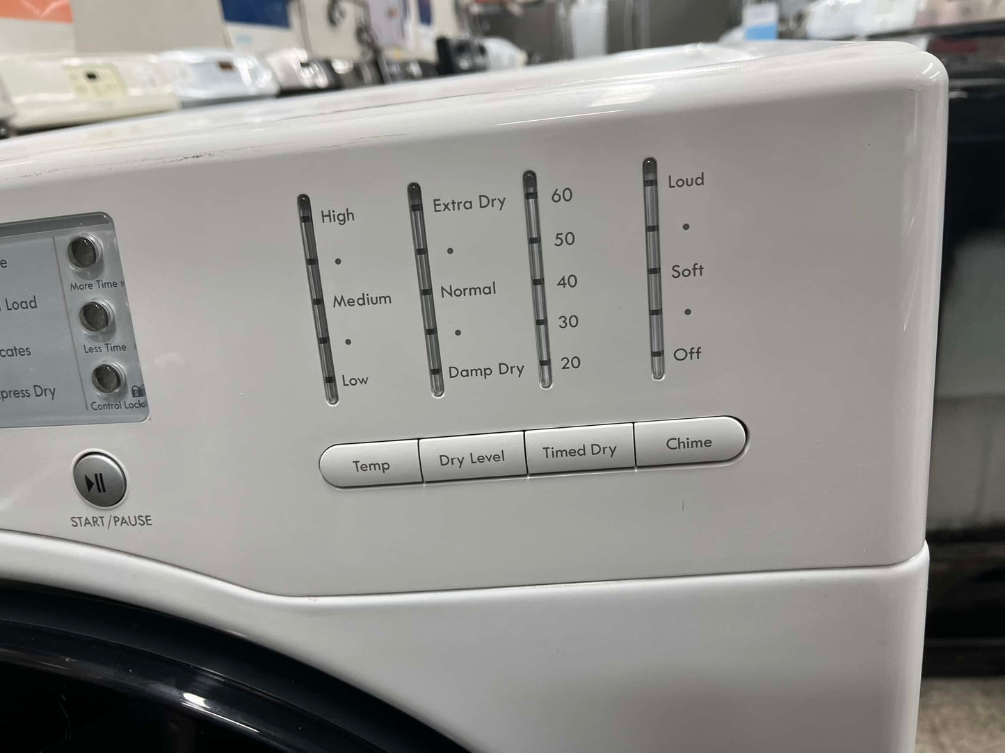 - ITEM #GD39J Kenmore GAS dryer large capacity stainless steel drum 27”