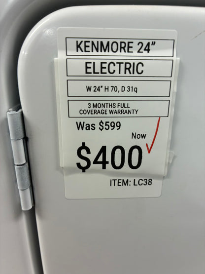 Whirlpool laundry center  washer and dryer set electric stackable 24”