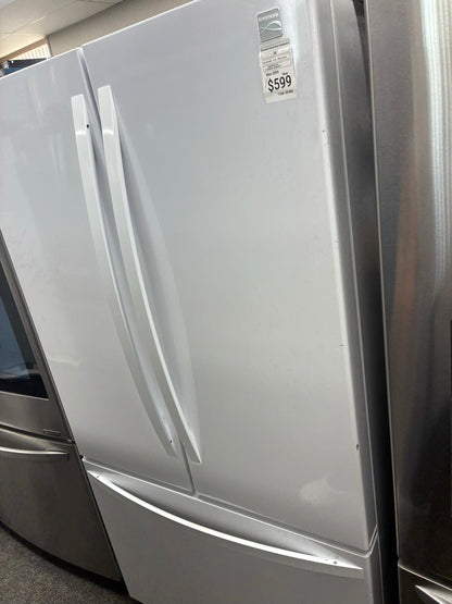 Kenmore French door refrigerator white  36” ice maker