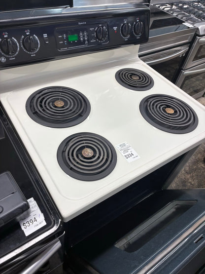 SPECTRA electric range black & white 30”