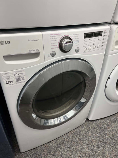 - ITEM #WD93D LG front load electric dryer 220v large capacity stackable 27”