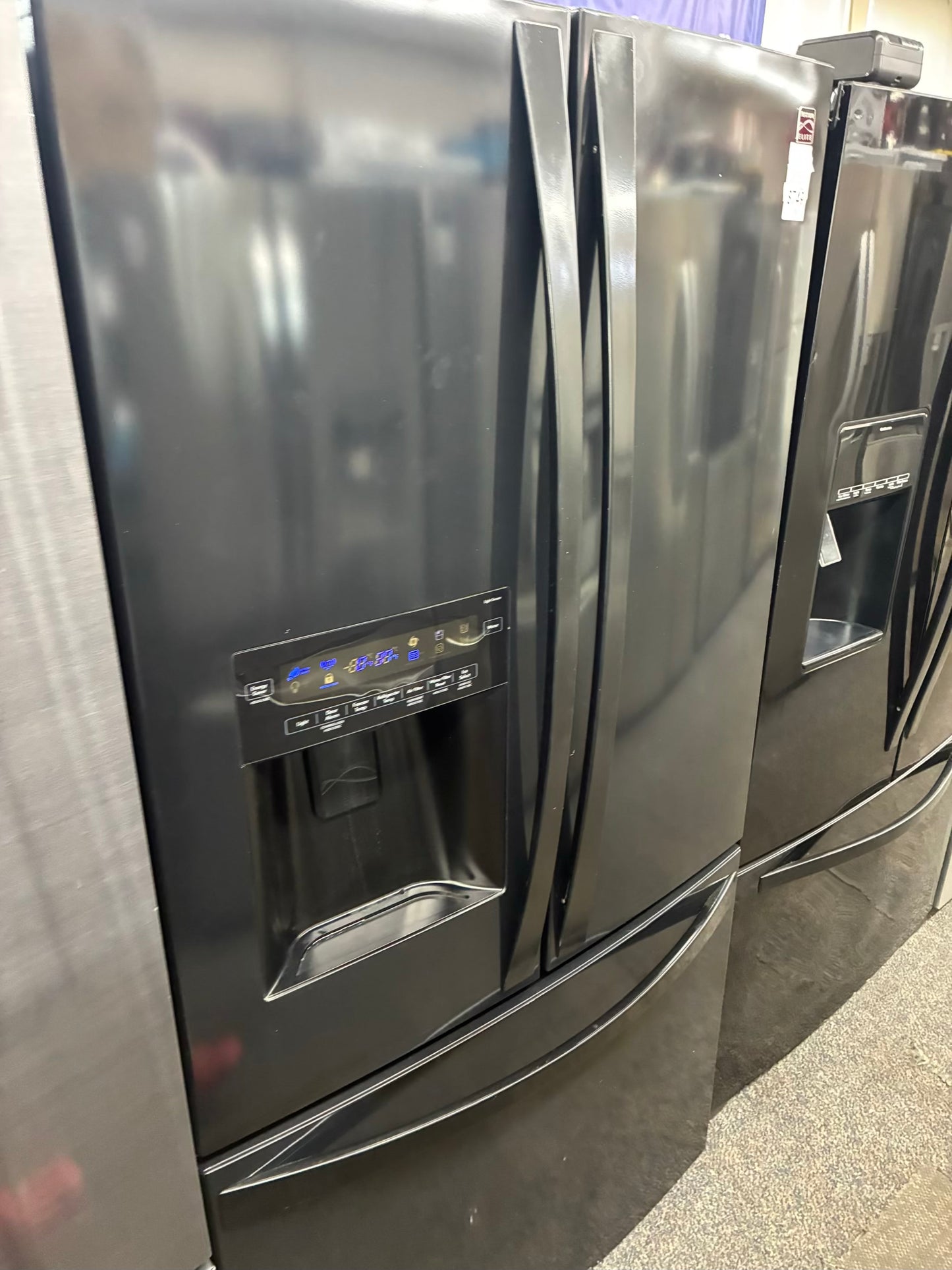 Kenmore French door refrigerator stale stainless steel 36” ice maker water dispenser COUNTER DEPTH