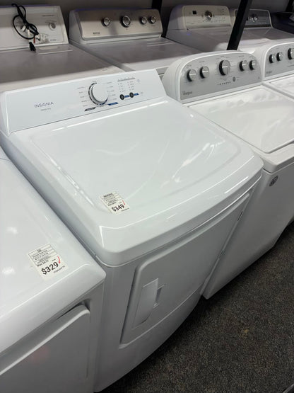 Insignia electric dryer 27” large capacity white