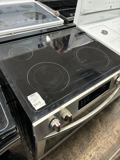 Frigidaire electric range black 5 burners 30”