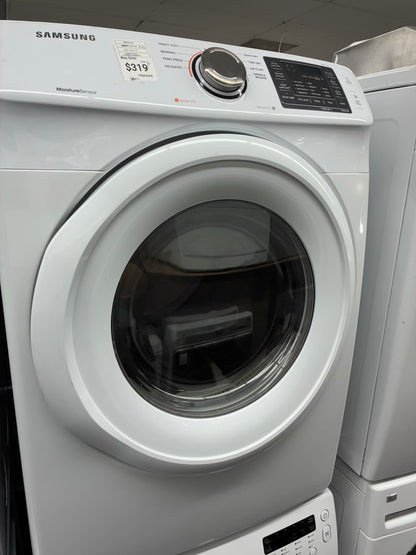 Samsung gas set front load washer and dryer 27” white