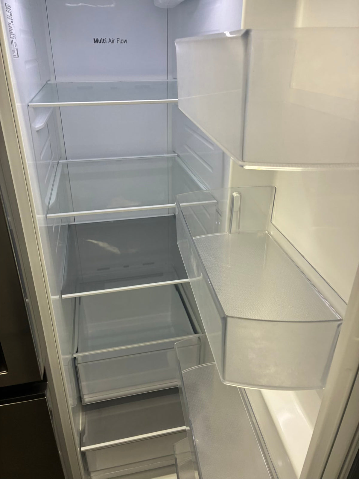 LG side by side refrigerator stainless steel 36” ice maker water dispenser ice maker