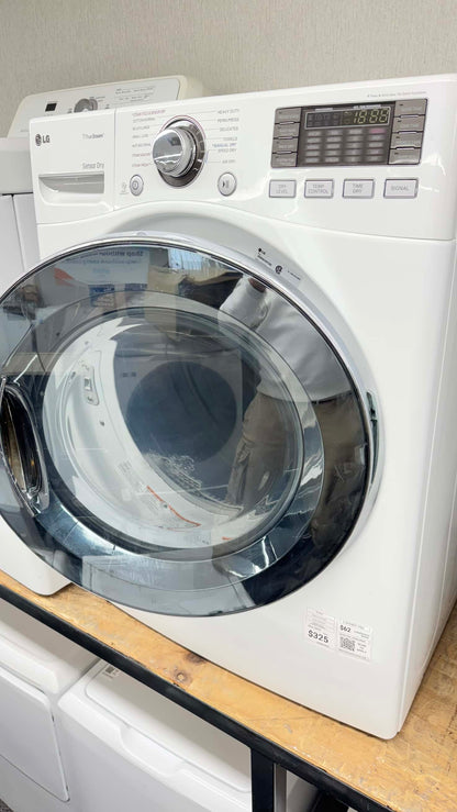 LG electric dryer true steam sensor dry high efficiency stainless steel drum