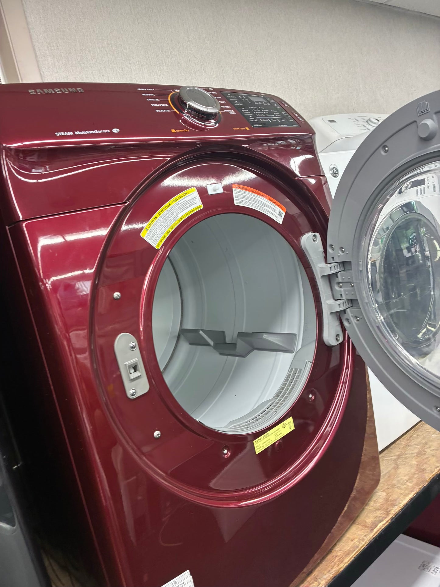 Samsung Electric Dryer 27” red front load