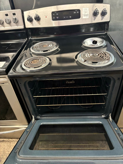 GE electric range stainless steel 30”