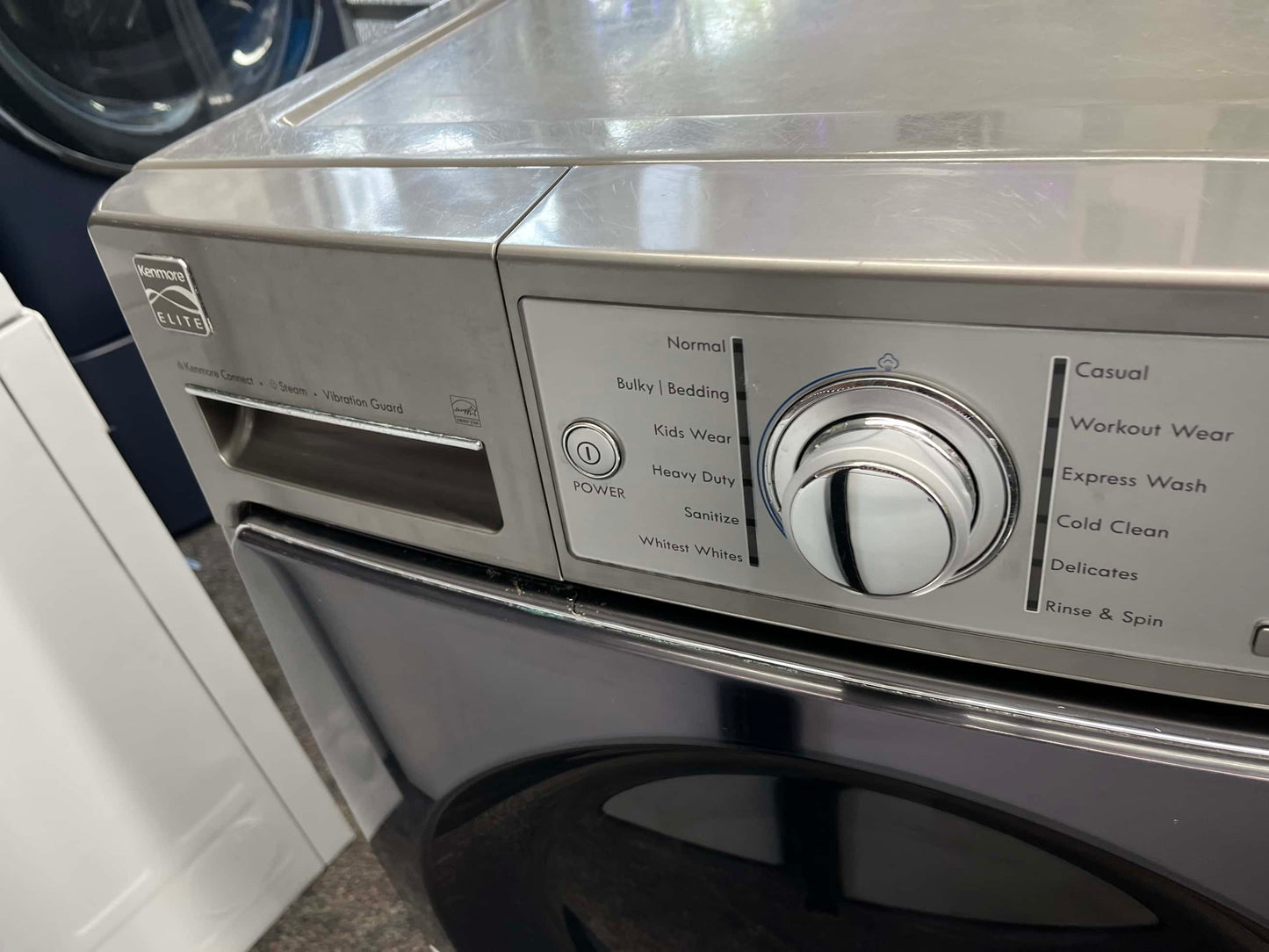 ITEM #W84D Kenmore front load washer machine  super capacity 27”