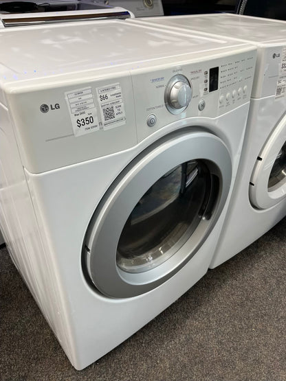 ^ ITEM #ED93H  LG  gas dryer Side x Side 27”