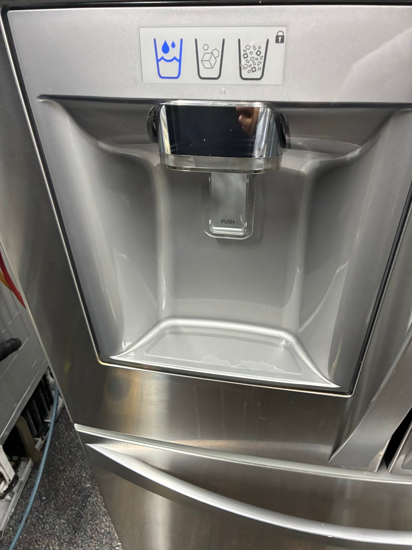 Kenmore french door refrigerator stainless steel with ice maker 36”