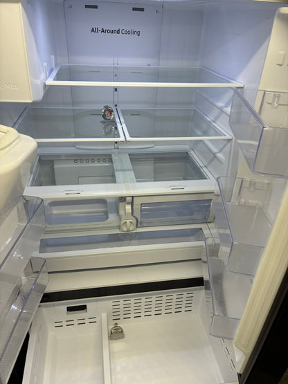 Samsung French door refrigerator stale stainless steel 36” ice maker water dispenser