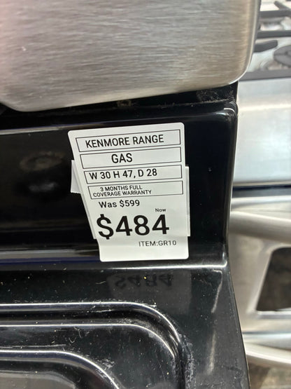 Kenmore Gas Range Stainless Steel 5 Burners 30” (Copy)