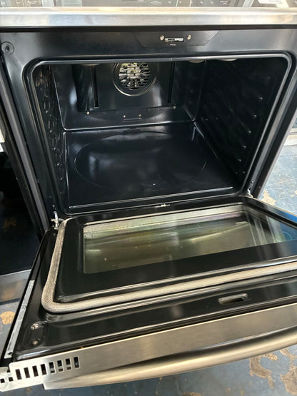 GE slide in stainless steel 30” electric range