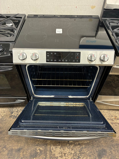 Samsung induction  electric stainless steel range 5 burner 30 inch
