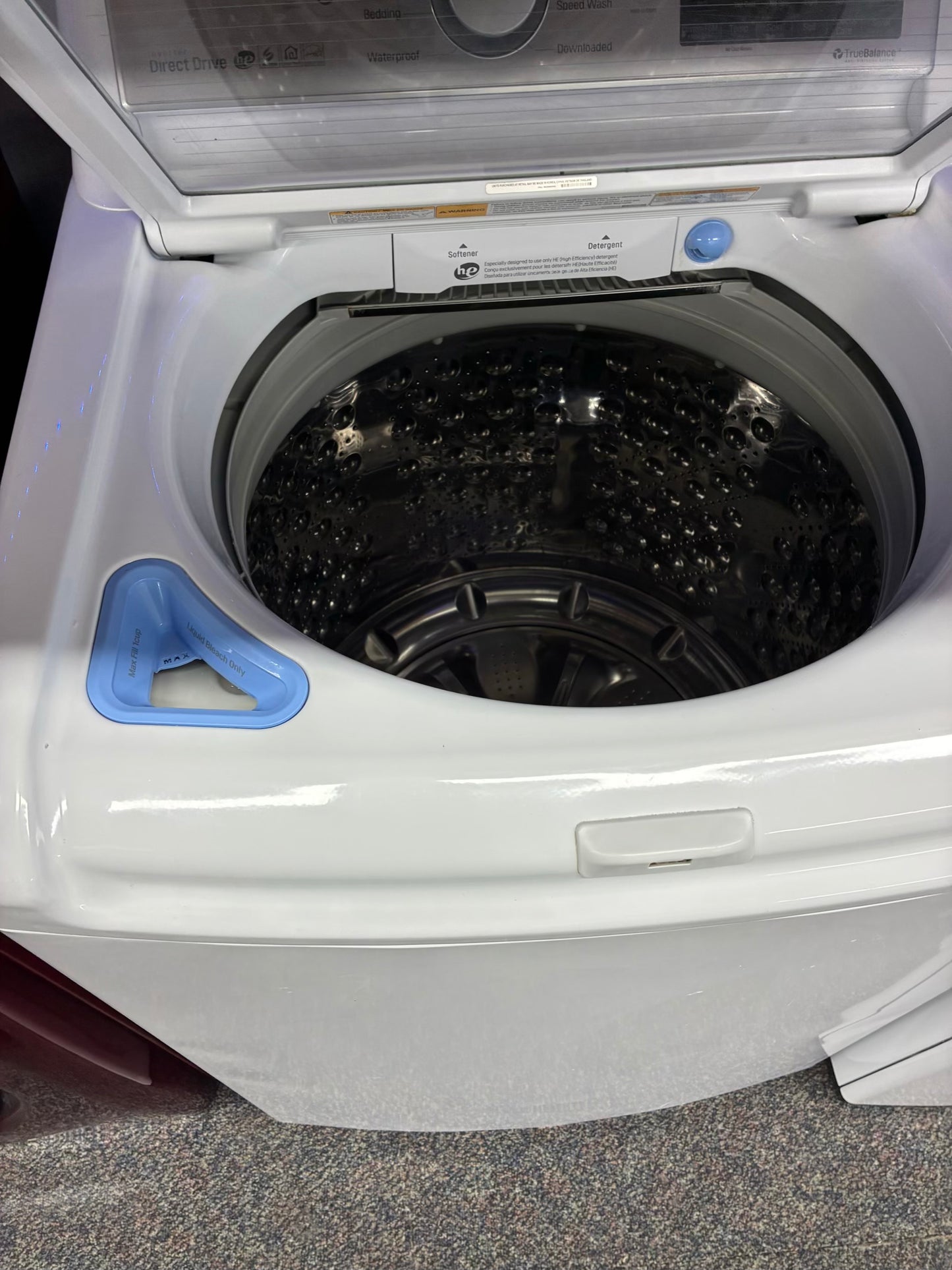 LG WASHER N DRYER TOP LOAD ELECTRIC 27” SIDE BY SIDE LARGE CAPACITY