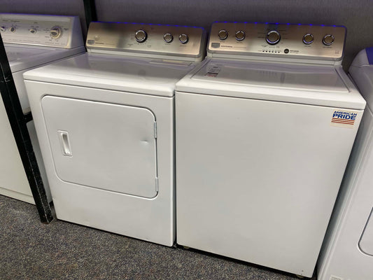 Maytag washer and Kenmore dryer set electric side x side 220v large capacity