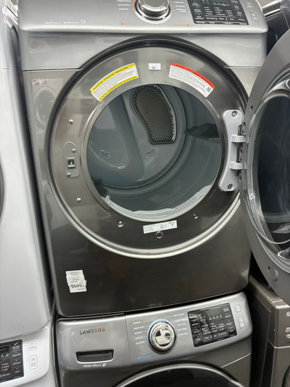 Samsung electric washer and dryer 27” front load slate