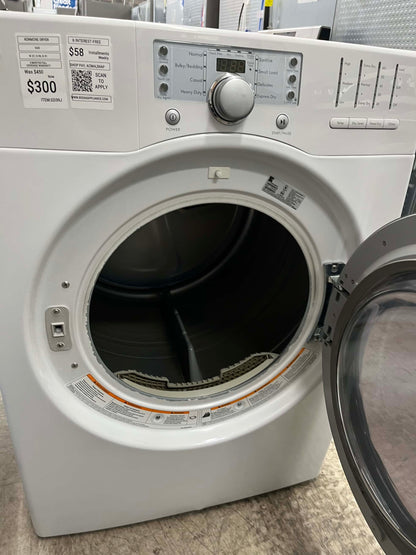 - ITEM #GD39J Kenmore GAS dryer large capacity stainless steel drum 27”