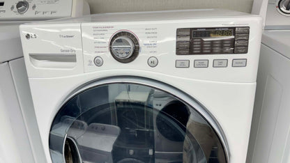 LG electric dryer true steam sensor dry high efficiency stainless steel drum