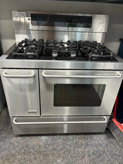 KENMORE ELITE   DUAL FUEL STAINLESS STEEL 40” SPECIAL OFFER