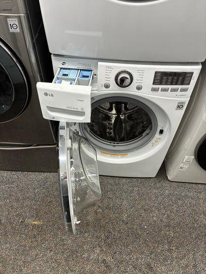 LG WASHER N DRYER FRONT LOAD ELECTRIC 27” WHITE