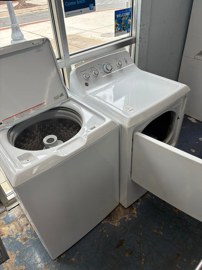 GE electric washer 27” and dryer 27” top load