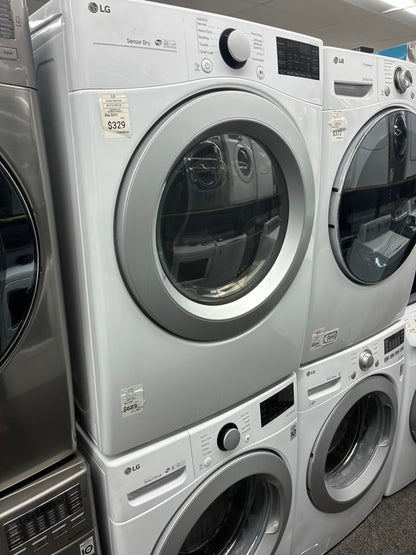 LG electric washer and dryer 27” front load