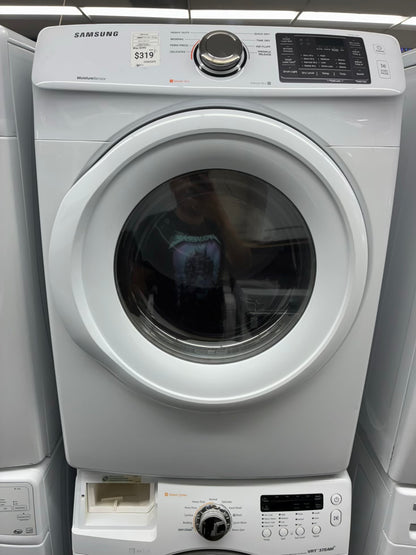 Samsung gas set front load washer and dryer 27” white