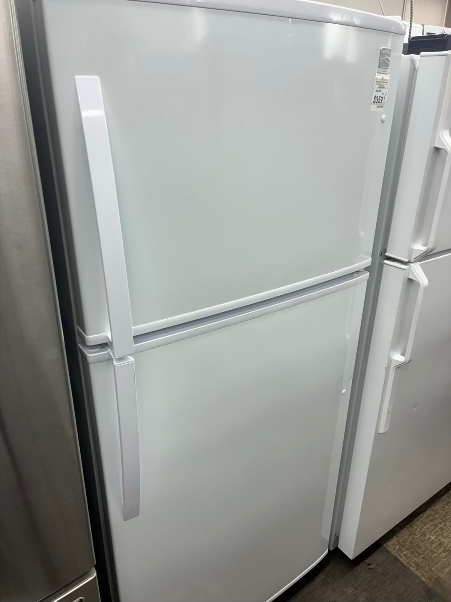 Kenmore top freezer refrigerator stainless steel 30”