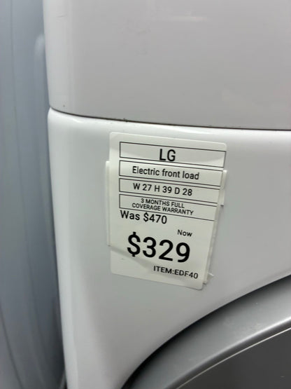 LG Electric Dryer 27” white