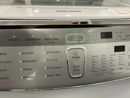 - ITEM:W73A Samsung  6 cu. ft. Smart High-Efficiency Front Load double Washer with Super Speed color white