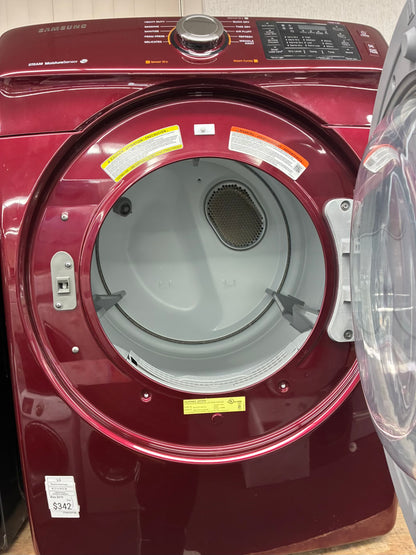 Samsung Electric Dryer 27” red front load