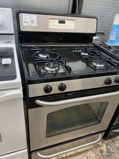 . ITEM #GR64S GE   Stainless steel gas range 4 burner 30 inch *more pictures soon