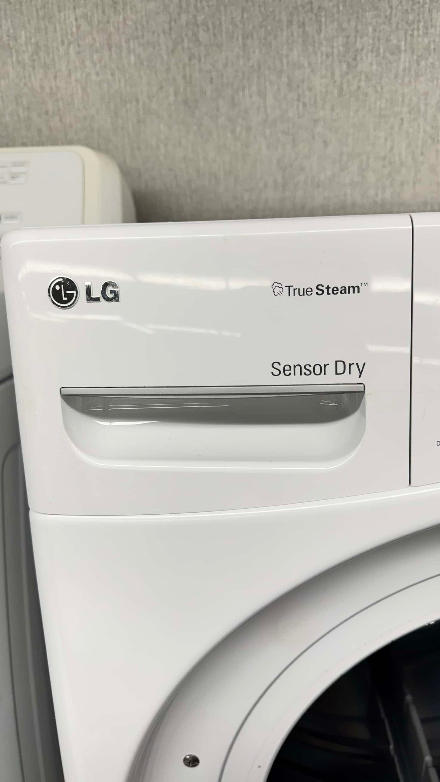 LG electric dryer true steam sensor dry high efficiency stainless steel drum
