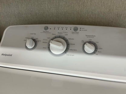 - Item: #D732  Hotpoint side x side  washer and open box dryer set GAS large capacity 27”