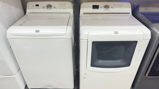 ^ Maytag BRAVOS washer and electric dryer set whit steam and MCT.ED49J