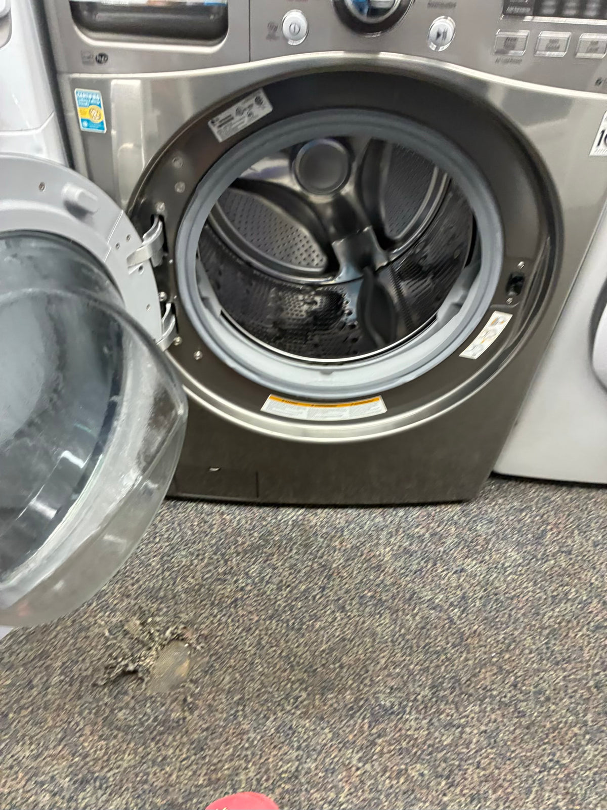 LG electric washer and dryer 27” front load