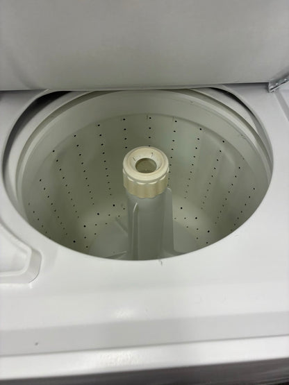 Frigidaire laundry center  washer and dryer set gas stackable 27”