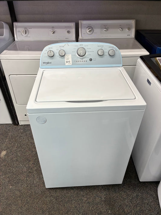 Whirlpool top load washer  large capacity side x side 27”ñ